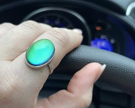 Colour Changing Stone Ring – Mood Ring