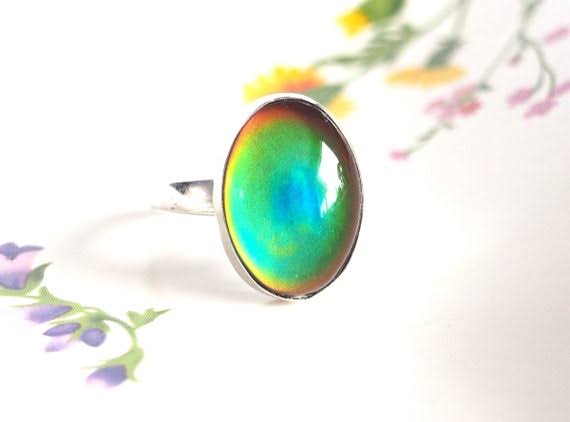 Colour Changing Stone Ring – Mood Ring
